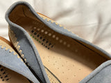 Fratelli Rossetti Blue Suede Tassel Espadrille Loafers size 43 men