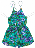 Zimmermann zimmermann Floral Silk & Cotton Romper Playsuit Size 0 XS ladies