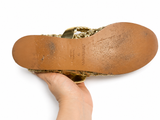 Zimmermann Alchemy Ballerina Flats Gold Leather Woven Buckle Shoes EU 39 | Spring 2026 ladies
