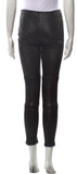 THE ROW SKINNY MOTO LEATHER LEGGING PANTS TROUSERS SIZE S SMALL LADIES