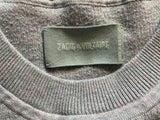 Zadig and Volatire Livia CO Grey Knit Sweater size M medium ladies
