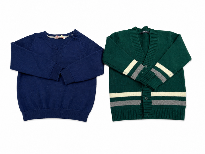Lot of 2 Designer Knitwear Pieces – Bonpoint & Il Gufo – 3 Years old children