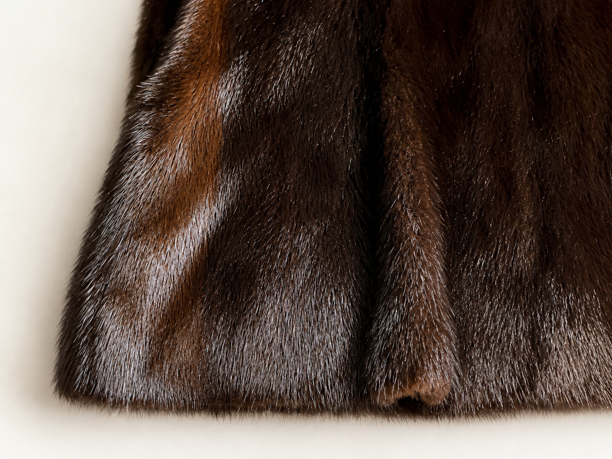Custom-Made Brown Mink Fur Vest ladies