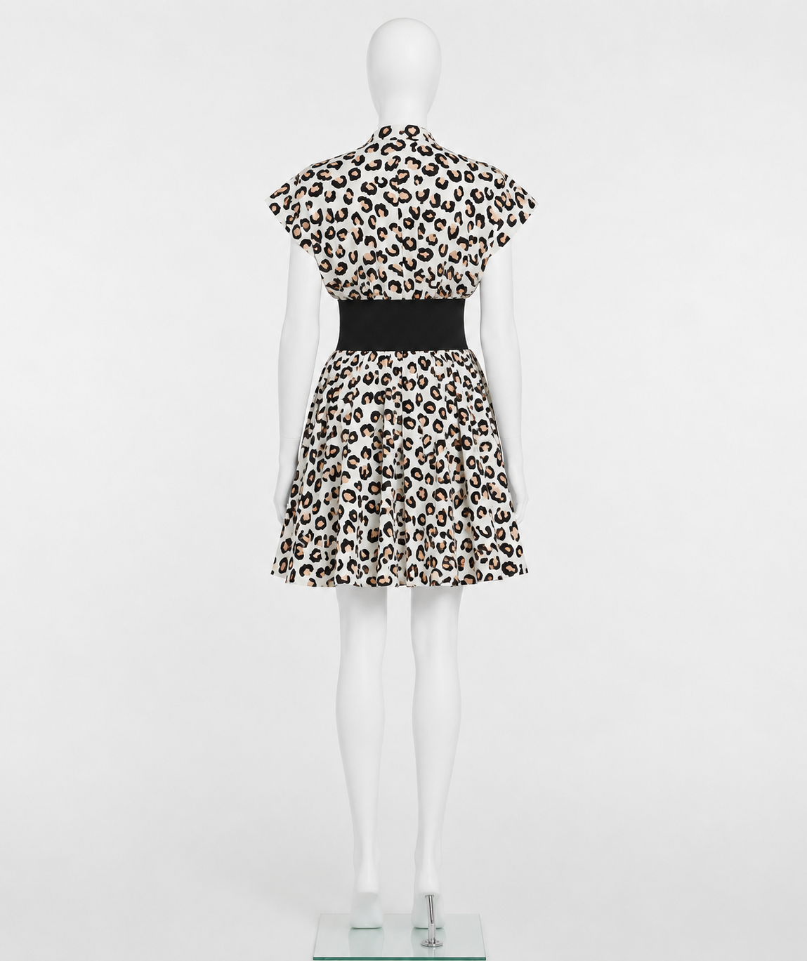 Alaïa Leopard Print Mini Dress with Signature Belt – FR 38