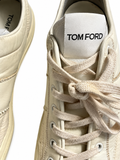 Tom Ford Men’s Cream Canvas Sneakers – Size 9 / EU 43 men