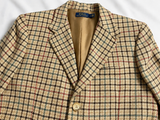 Polo Ralph Lauren Linen & Silk Checked Blazer – Size US 8 ladies