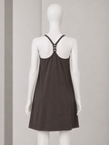 ERES Taupe Grey Cotton Tank Dress ladies