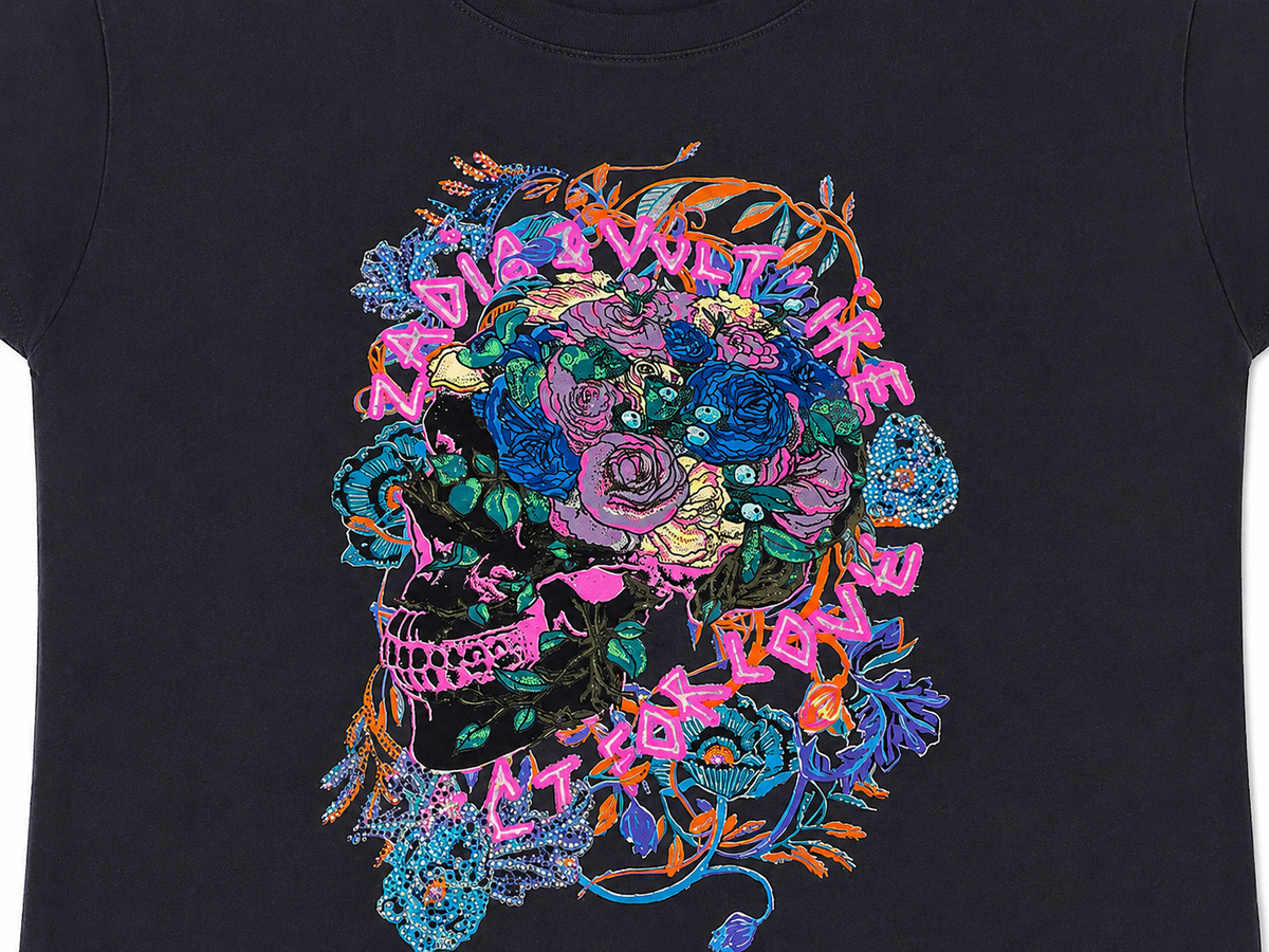 Zadig & Voltaire Graphic Cotton T-Shirt ladies