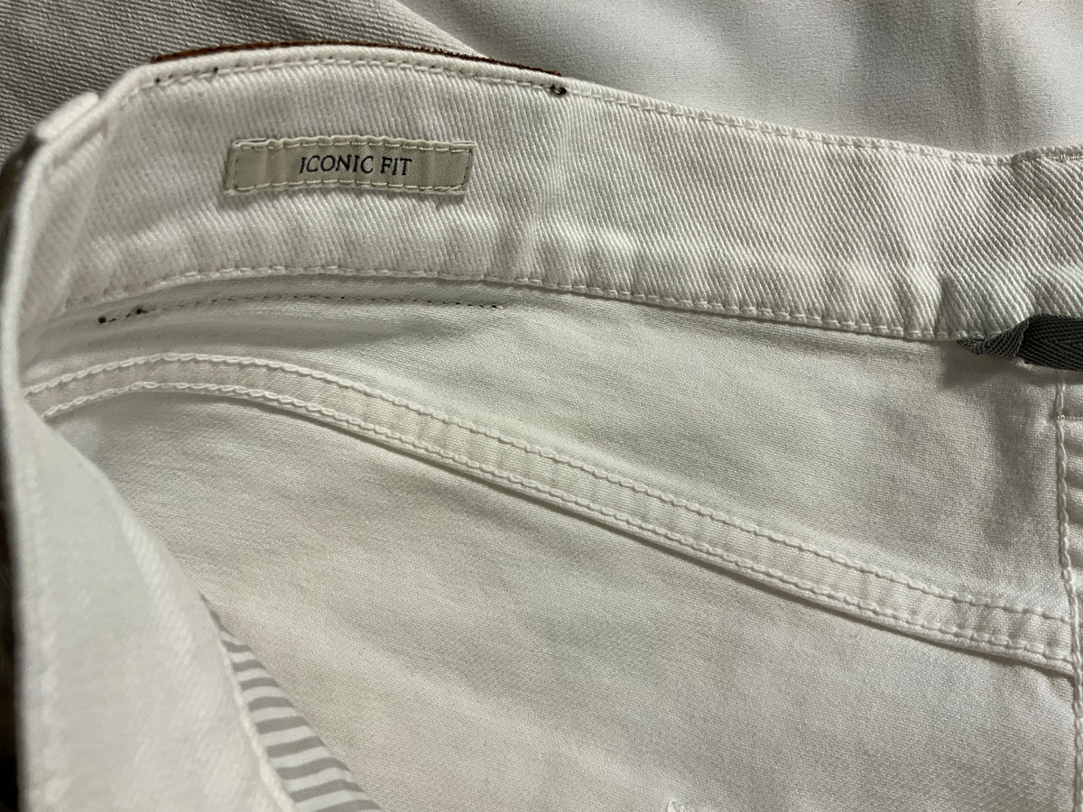 Brunello Cucinelli Men’s White Iconic Fit Straight-Leg Jeans – Size IT 48 men