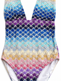 Missoni Halterneck Crochet One-Piece Swimsuit I 44 ladies