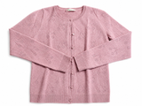 BONPOINT GIRLS’ PURE CASHMERE CHERRY-MOTIF CARDIGAN SIZE 12 YEARS children