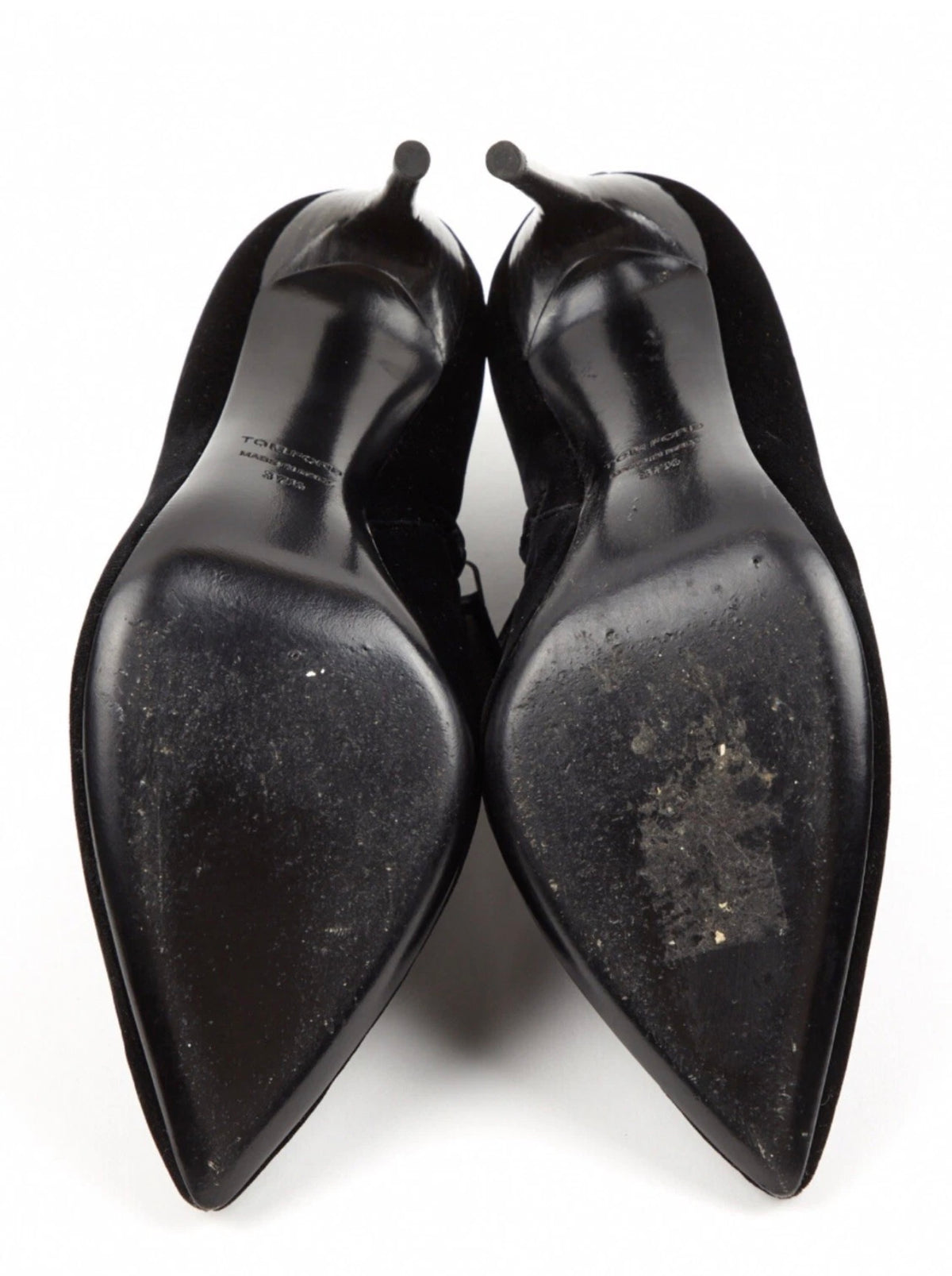 TOM FORD Velvet ankle boots heels Size 37.5 UK 4.5 US 7.5 ladies