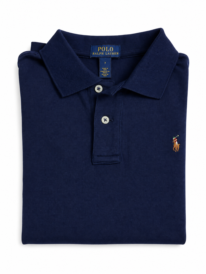 Polo Ralph Lauren Navy Polo Shirt 7 years children