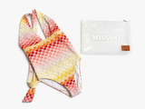 Missoni Mare Metallic Crochet-Knit Swimsuit & Mini Dress Set – Size IT 44 ladies
