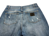 Dolce & Gabbana Audrey distressed blue jeans size I 44 US 8 UK 12 L large ladies