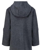 Stella McCartney Kids Pencil-toggle Duffle Wool Coat In Grey Size 10 years children