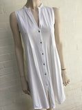 Hanro Cotton Deluxe White Sleeveless Nightdress – Size XS ladies