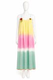 Mira Mikati Ombré Printed Tie Sundress – Size S ladies