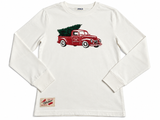 Polo Ralph Lauren Kids Long-Sleeve Graphic T-Shirt – Cream – Age 8 years