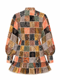 Zimmermann Ninety Six Patch Mini Dress – Patchwork Paisley dress