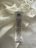 Ermanno Scervino Ivory Embroidered Top Size I 40 UK 8 US 4 ladies