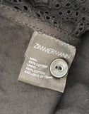 ZIMMERMANN BLACK DIVINITY WHEEL DAY BRODERIE DRESS SIZE 1 S SMALL