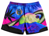 Valentino Rockstud Water Sky Men’s Swim Shorts Multicolour Size IT 48 men
