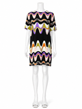 Emilio Pucci Silk Waves Printed Mini Dress – Size M ladies