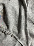 Zadig & Voltaire Skull Flower Strass Grey T-Shirt – Size S ladies