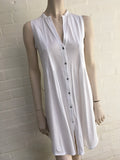 Hanro Cotton Deluxe White Sleeveless Nightdress – Size XS ladies