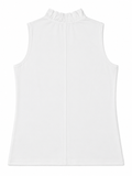 ME+EM White Ruffle-Neck Sleeveless Top – UK 10 ladies