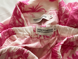 Desmond & Dempsey Pink Toile Print Pajama Set – Size M ladies