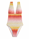 Missoni Mare Metallic Crochet-Knit Swimsuit & Mini Dress Set – Size IT 44 ladies