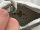 Car Shoe The Original White Leather Snackers Trainers Size 38 UK 5 US 8 ladies