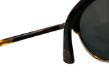 CHRISTIAN DIOR Tortoise Shell Acetate And Goldtone Metal So Real Brow Bar Sunglasses ladies