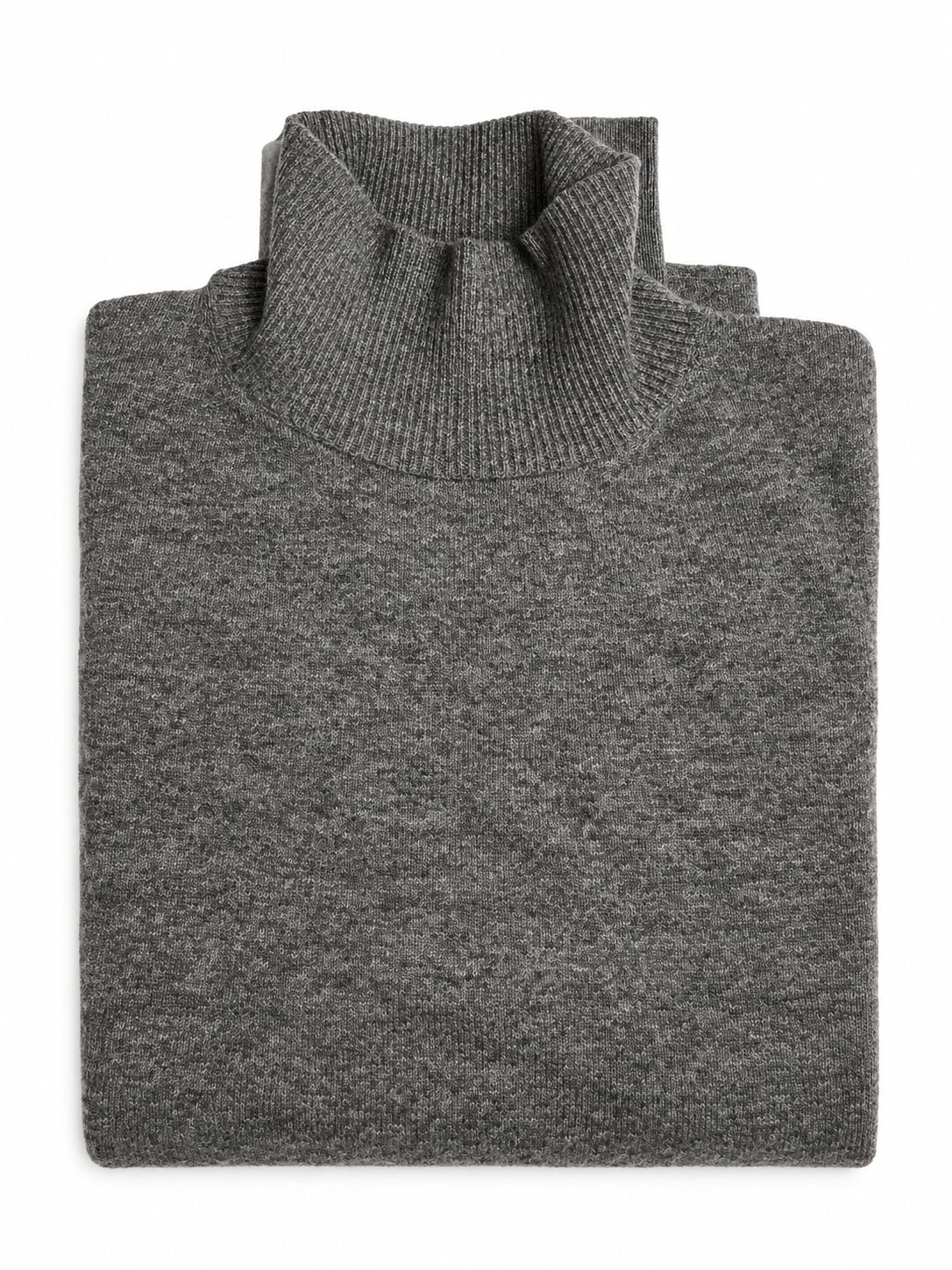 Joseph Men’s 100% Cashmere Grey Roll Neck Jumper – Size M men