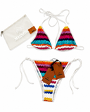 Missoni Zigzag Velvet String Bikini Swimsuit ladies