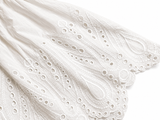 ZARA Woman Broderie Anglaise White Blouse ~Top size M medium ladies