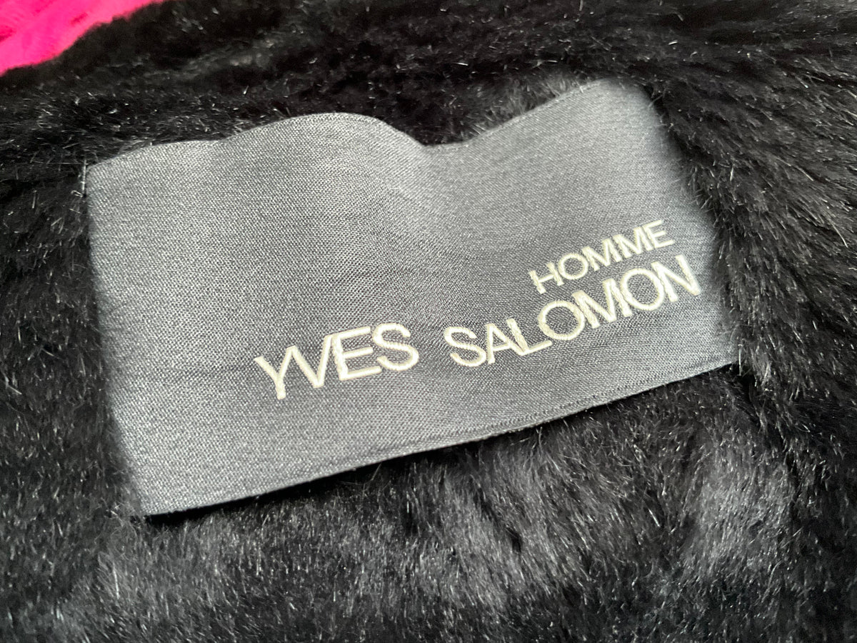 Yves Salomon Parka Iconic Fur Linen Jacket Size 48 Men