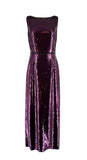 Prada Purple Sequin Sleeveless Gown size I 42 Ladies