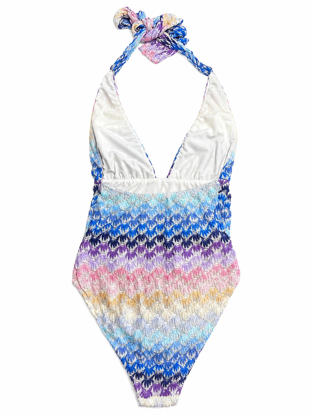 Missoni Halterneck Crochet One-Piece Swimsuit I 44 ladies