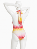 Missoni Mare Metallic Crochet-Knit Swimsuit & Mini Dress Set – Size IT 44 ladies