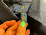 Polo Ralph Lauren Boys’ Linen Shirt – Navy Blue 8 years children