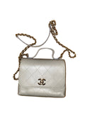 Chanel Calfskin Flap Bag with Top Handle Style code: AS0880 Handbag Ladies