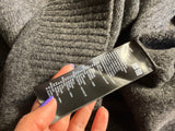 Uniqlo Grey Wool-Blend Oversized Knit Jumper size M medium ladies