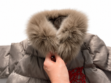 Herno Fox Fur Trim Down Puffer Jacket – Size IT 36 UK 4 US 0 ladies