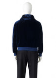 Tom Ford Navy Blue Velvet hoodie jacket size M medium men