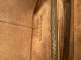 BOTTEGA VENETA French Calfskin Large Intrecciato Arco 33 Wood Brown Bag Handbag ladies