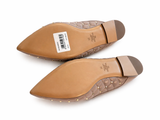 Valentino Garavani Light Pink Quilted Rockstud Spike Mules Size 39 ladies