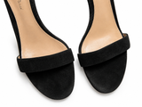Gianvito Rossi Portofino 85 Black Suede Sandals – Size EU 38 ladies